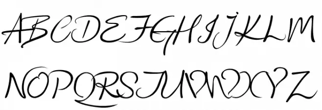 Kingthings Wrote Schriftart Groß