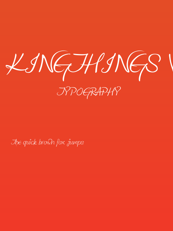 Kingthings Wrote Poster