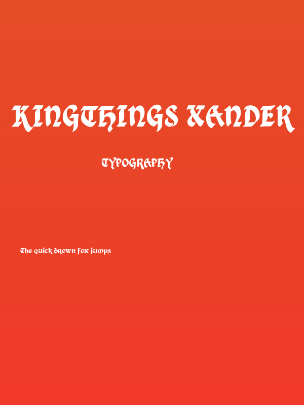Kingthings Xander Poster