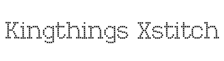 Kingthings Xstitch Font