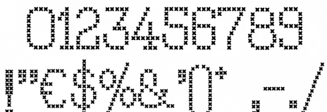 Kingthings Xstitch Font OTHER CHARS