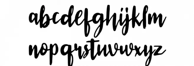 Kingtone Demo Font LOWERCASE