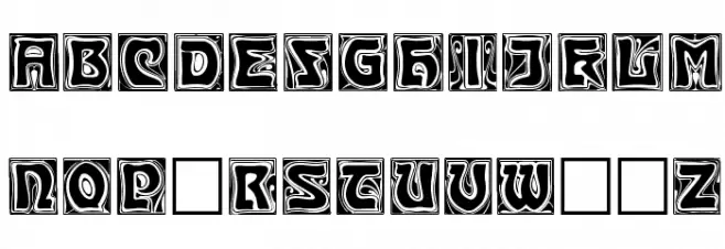 KinigKap Font Litere mari