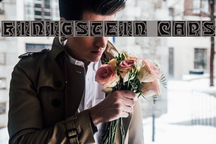 Kinigstein Caps Font examples
