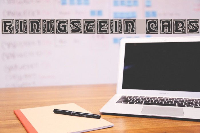 Kinigstein Caps Font examples