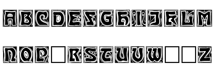 Kinigstein Caps Font LOWERCASE
