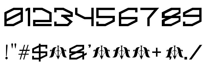 Kinine Alpha Font OTHER CHARS