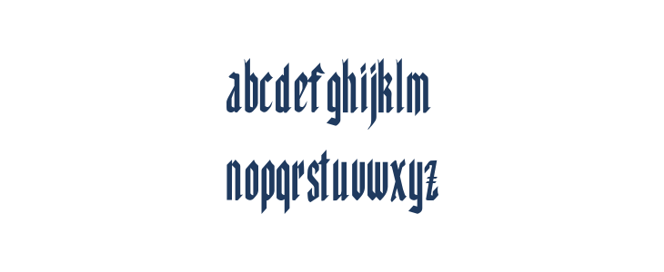 Kinizsi Frakturetta Lowercase