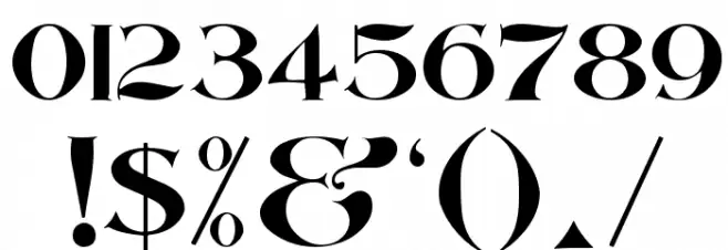 Kink Font OTHER CHARS