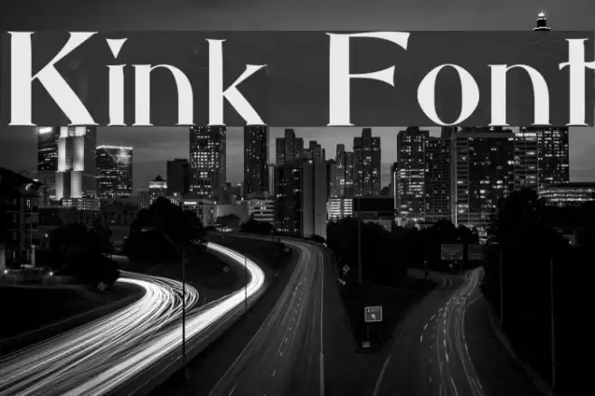 Kink Font examples