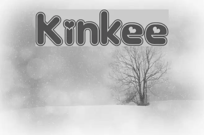 Kinkee Font examples