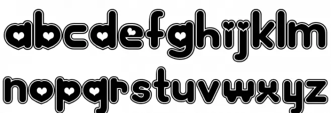 Kinkee फ़ॉन्ट लोअरकेस