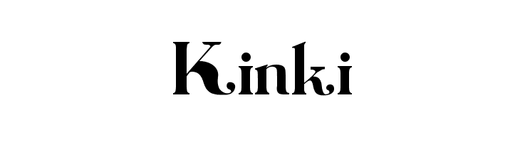 Kinki  baixar fontes gratis