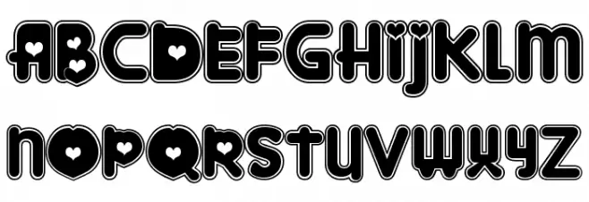 Kinkie Font UPPERCASE