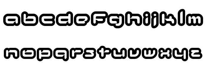 Kinkimono Font LOWERCASE