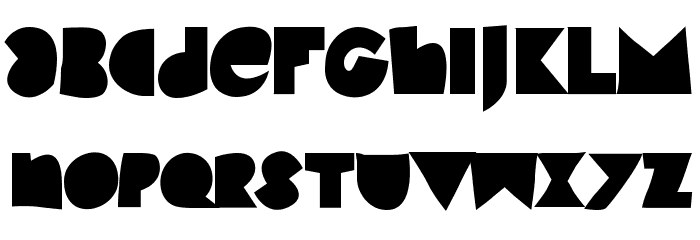 Kinky Font LOWERCASE