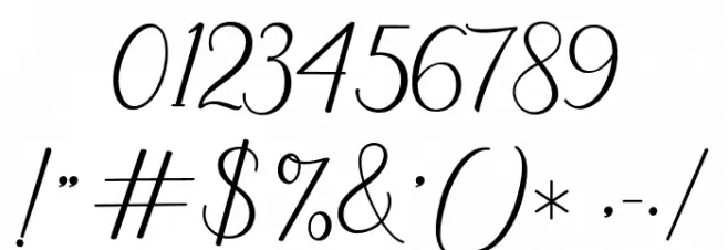 Kinleigh Font OTHER CHARS