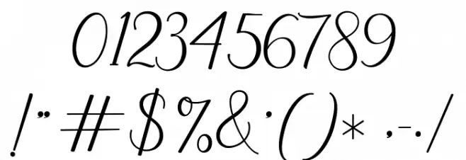 Kinleigh Font OTHER CHARS