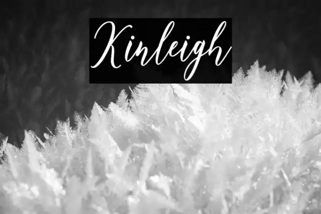 Kinleigh Font examples
