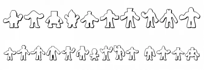 Kinnihuman 3D Font OTHER CHARS