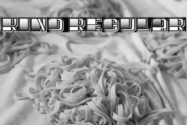 Kino Regular Font examples