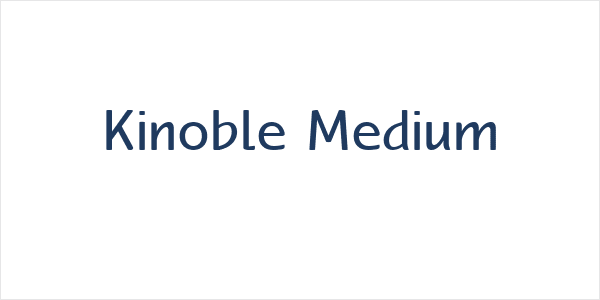 Kinoble Medium Logo