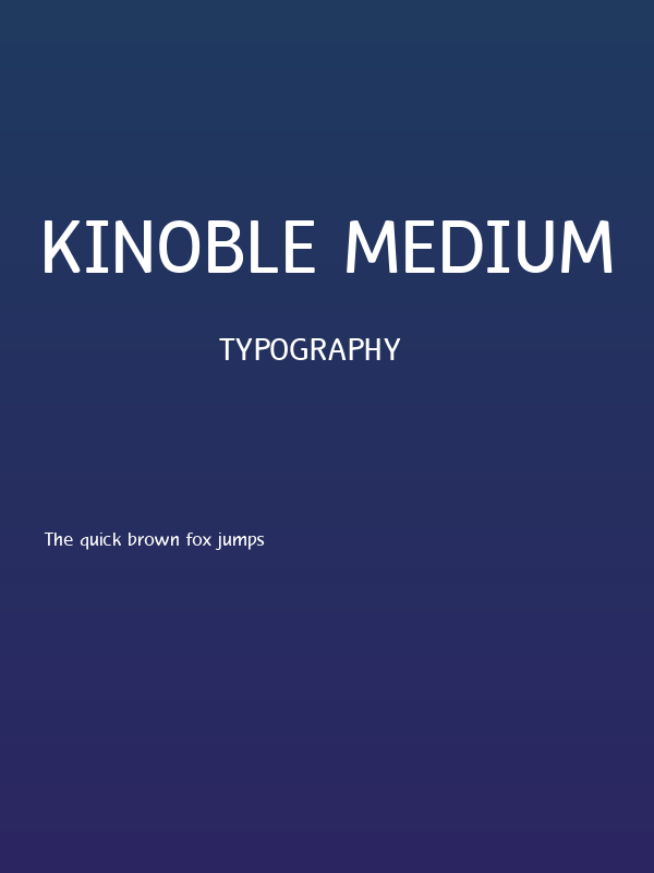 Kinoble Medium Poster