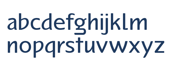 Kinoble Medium Lowercase
