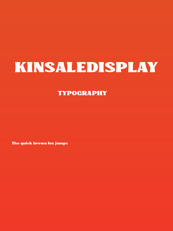 KinsaleDisplay Poster