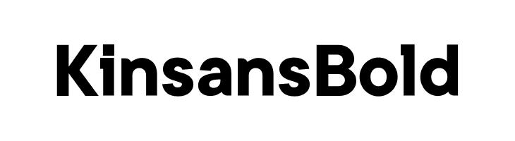 Kinsans Bold  Free Fonts Download