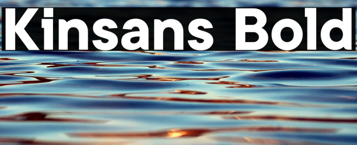 Kinsans Bold Example 2