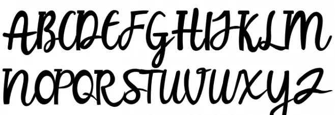 Kinsey Schriftart Groß