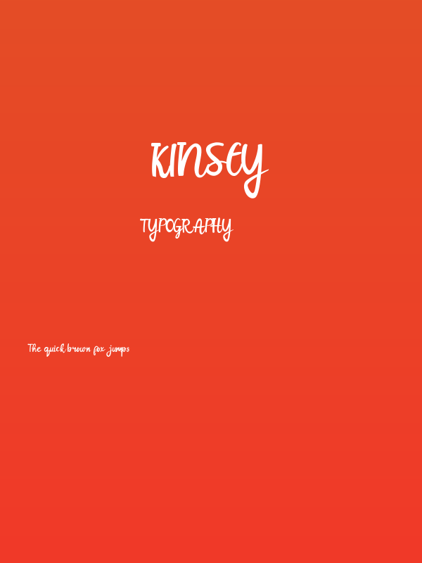 Kinsey Poster