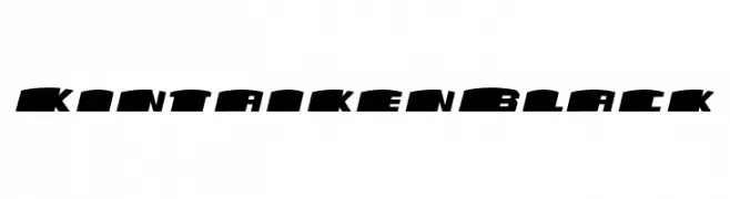 Kintaiken Black  baixar fontes gratis