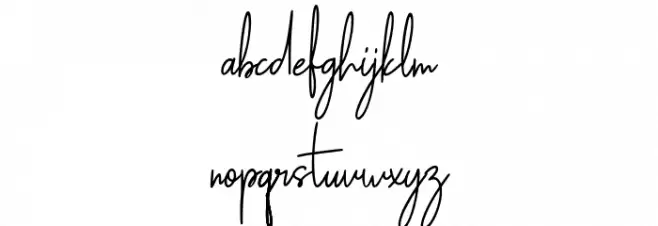 Kintan Audrey Font LOWERCASE
