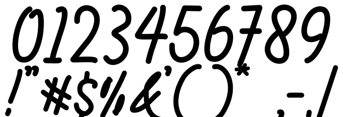 Kintanya Font OTHER CHARS