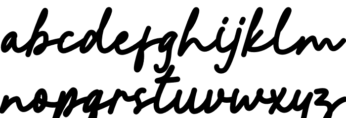 Kintanya Font LOWERCASE