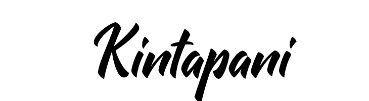 Kintapani  Frei Schriftart Herunterladen