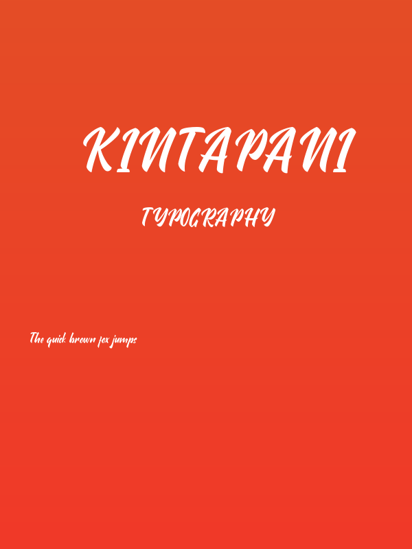 Kintapani Poster