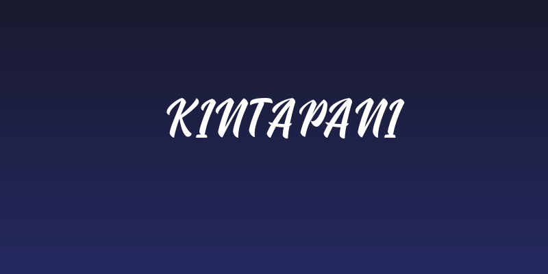 Kintapani Social Header