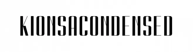 Kionsa Condensed  Frei Schriftart Herunterladen
