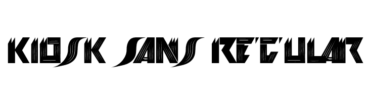 Kiosk Sans Regular  Fuentes Gratis Descargar