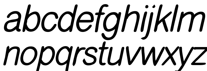 Kioves Bold Italic Font LOWERCASE