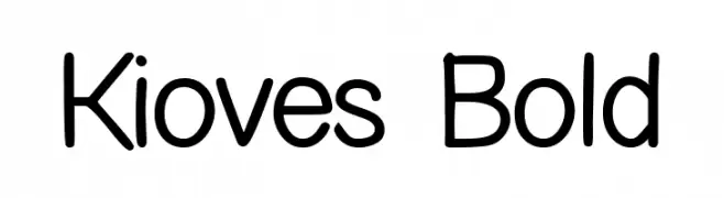 Kioves Bold  免费字体下载