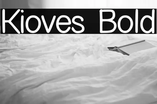 Kioves Bold Font examples