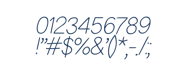 Kioves Italic Other Characters