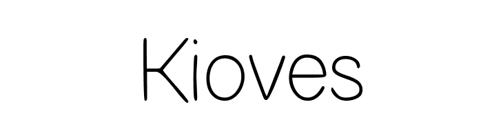 Kioves  नि: शुल्क फ़ॉन्ट्स डाउनलोड