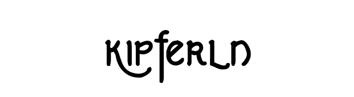 Kipferln  フリーフォントのダウンロード