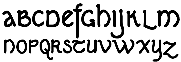Kipferln Font LOWERCASE