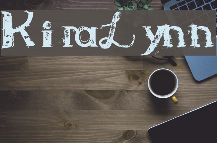 KiraLynn Font examples